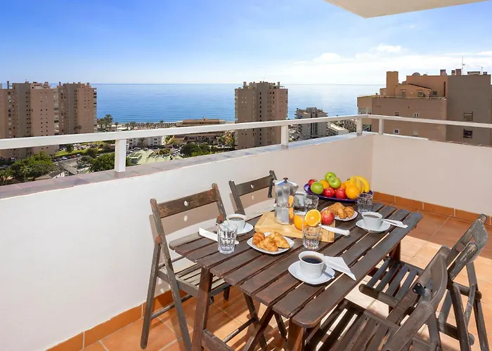 Playamar Flat In The Beach With Pool, Tennis And Paddle Court, Gardens